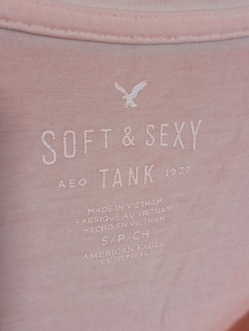 💜2 for $10💜 Bundle and save American Eagle Outfitters Pink Scoop Neck Tank Top - Picture 2 of 5